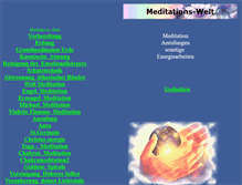 Tablet Screenshot of meditation.pflanzenweg.de